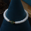 Wholesale Hetian Jade Freshwater Pearl Bracelet Simple Elastic Line Design Unisex Alien Shape