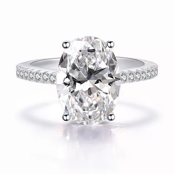 Wholesale High Carbon Diamond Ring Set With Raydion Cutting For Couples