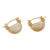 Wholesale High End Retro Women's Long Water Drop Geometric Stainless Steel Earrings 18K Gold Plated