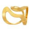Wholesale High Grade Stainless Steel Irregular Geometric Joint Ring For Women With Electroplating Treatment