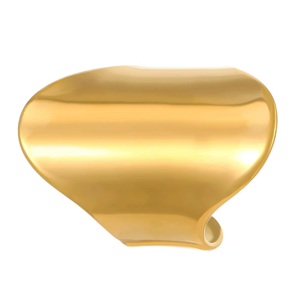Wholesale High Grade Stainless Steel Irregular Geometric Joint Ring For Women With Electroplating Treatment