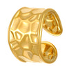 Wholesale High Grade Stainless Steel Irregular Geometric Joint Ring For Women With Electroplating Treatment