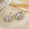 Wholesale High Luxury Zircon Earrings Copper Geometric Style For Women