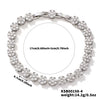 Wholesale Highend Copper Zircon Flower Shape Bracelet Jewelry For Women