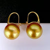 Wholesale Highend Feel Geometric Pearl Zircon Earrings With Electroplating