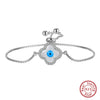 Wholesale Highend Fourleaf Clover 925 Silver Bracelet With Electroplating For Women