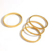 Wholesale Highend Geometric Diamondencrusted 18K Goldplated Stainless Steel Bracelet