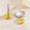 Wholesale Highend Geometric Stainless Steel 18K Gold Plated Women's Earrings