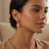 Wholesale Highend Geometric Starburst Stainless Steel 18K Gold Plated Ear Clips For Women