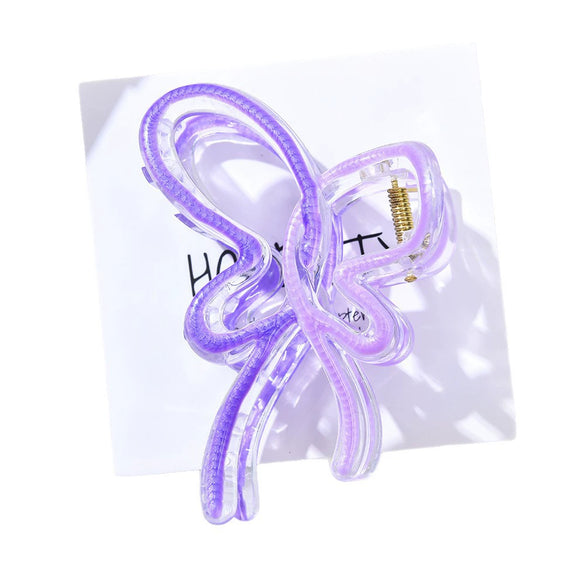 Wholesale Highend Gradient Color Plastic And Resin Hairpin With Dripping Oil Design For Women Butterfly Shape