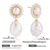 Wholesale Highend Minimalist Geometric Stainless Steel Electroplated Earrings For Women