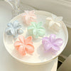 Wholesale Highend Smudged Fashionable Female Flower Hairpin Gripper With Baking Paint 6Piece Set