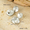 Wholesale Highend Stainless Steel Geometric Flower Earrings For Women With Electroplating Treatment Fashion Design