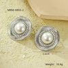 Wholesale Highend Stainless Steel Geometric Flower Earrings For Women With Electroplating Treatment Fashion Design