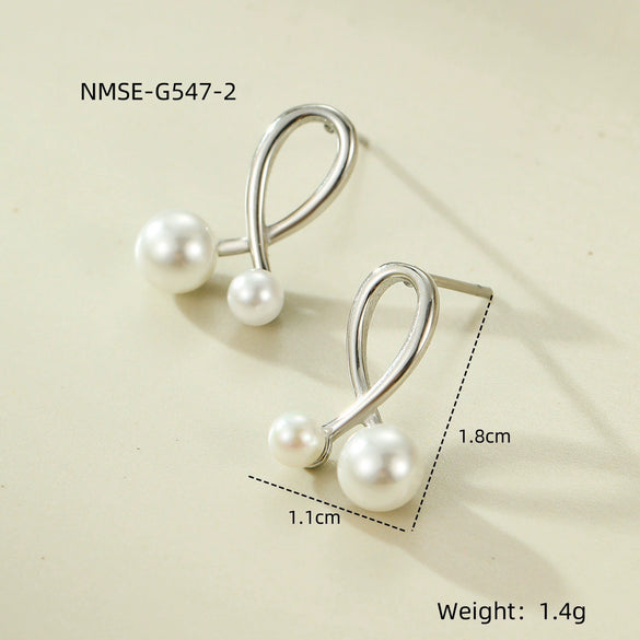 Wholesale Highend Stainless Steel Geometric Flower Earrings For Women With Electroplating Treatment Fashion Design