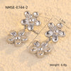 Wholesale Highend Stainless Steel Geometric Flower Earrings For Women With Electroplating Treatment Fashion Design