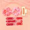Wholesale Highgrade Cloth Handmade Hair Accessories Hairpin Hairband Suit Hair Tie Large Intestine Hairband Grip Clip With High Elasticity