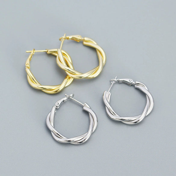 Wholesale Highgrade Handmade Geometric S925 Silver Earrings