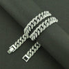 Wholesale Hip Hop Alloy Cuban Chain Necklace With Diamond Inlay For Men Geometric Style