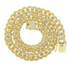 Wholesale Hip Hop Alloy Cuban Chain Necklace With Geometric Diamond Design For Men