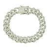 Wholesale Hip Hop Alloy Cuban Chain Necklace With Geometric Diamond Design For Men