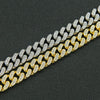 Wholesale Hip Hop Alloy Cuban Chain Necklace With Rhinestones And Geometric Design For Men