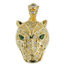 Wholesale Hip Hop Copper Plated Real Gold Animals Zodiac Pendant Accessories Clavicle Chain Earrings Stud