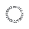 Wholesale Hip Hop Fashion Cool Street Stainless Steel Geometric Polished Unisex Bracelet