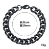 Wholesale Hip Hop Fashion Cool Street Stainless Steel Geometric Polished Unisex Bracelet