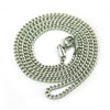 Wholesale Hip Hop Men's Stainless Steel Geometric Cuban Chain Necklace With Vacuum Plating