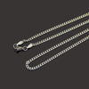 Wholesale Hip Hop Men's Stainless Steel Geometric Cuban Chain Necklace With Vacuum Plating