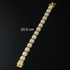 Wholesale Hip Hop Rhinestone Geometric Pattern Diamond Stitching Square Bracelet For Men And Women