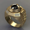 Wholesale Hip Hop Ring Alloy Retro Style Electroplated For Men