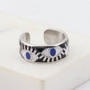 Wholesale Hip Hop Ring Female Devil's Eye Gold Plated Copper Ring