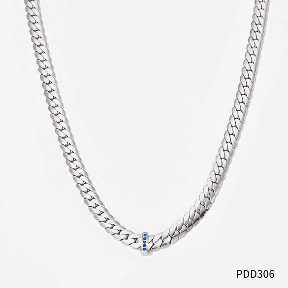 Wholesale Hip Hop Snake Bone Necklace And Bracelet Set For Women Stainless Steel Geometric Design Electroplated