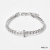 Wholesale Hip Hop Snake Bone Necklace And Bracelet Set For Women Stainless Steel Geometric Design Electroplated