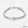 Wholesale Hip Hop Snake Bone Necklace And Bracelet Set For Women Stainless Steel Geometric Design Electroplated