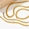 Wholesale Hip Hop Snake Bone Necklace And Bracelet Set For Women Stainless Steel Geometric Design Electroplated
