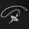 Wholesale Hip Hop Style Animal Zodiac Copper Zirconia Pendant Necklace For Men