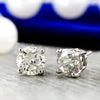 Wholesale Hip Hop Style Copper Gold Plated Micro Round Diamond Zircon Earrings With Geometric Pattern For Women