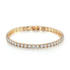 Wholesale Hip Hop Style Copper Jewelry With Heart Pattern And Glass Design Bracelet And Anklet