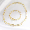 Wholesale Hip Hop Style Copper 18K Gold Plated Geometric Necklace
