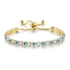 Wholesale Hip Hop Style Geometric Copper Micropaved Bracelet