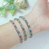 Wholesale Hip Hop Style Geometric Copper Micropaved Bracelet