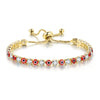 Wholesale Hip Hop Style Geometric Copper Micropaved Bracelet