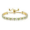 Wholesale Hip Hop Style Geometric Copper Micropaved Bracelet