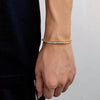 Wholesale Hip Hop Style Geometric Copper Zirconia Tennis Chain Bracelet Jewelry