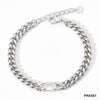 Wholesale Hip Hop Style Stainless Steel Cuban Chain Jewelry Set With Polished Finish Inlaid Zircon And Stars Sun Moon Clouds Universe Pattern Electroplated Clavicle Chain Bracelet