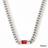 Wholesale Hip Hop Style Stainless Steel Cuban Chain Jewelry Set With Polished Finish Inlaid Zircon And Stars Sun Moon Clouds Universe Pattern Electroplated Clavicle Chain Bracelet