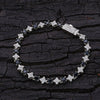 Wholesale Hip Hop Style Star Shaped Zircon Copper Men's Bracelet Jewelry